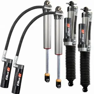 2.5 RESERVOIR FRONT & REAR KIT SHOCKS for JEEP WRANGLER (JK), 2007 to 2018 (4 in. to 5.5 in. lift)